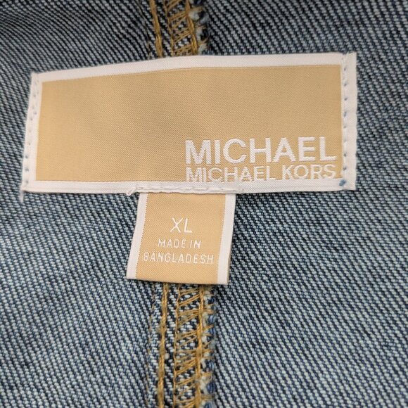 Michael Kors denim coat XL New - Picture 5 of 5